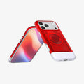 ACS09909 - iPhone 17 Pro Max Case Classic C1 (MagFit) in ruby showing the back, front and sides