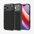 ACS10078CB - iPhone 18 Pro / iPhone 17 Pro Ultra Hybrid T (Mag Fit) in Matte Black showing the back, front and inside