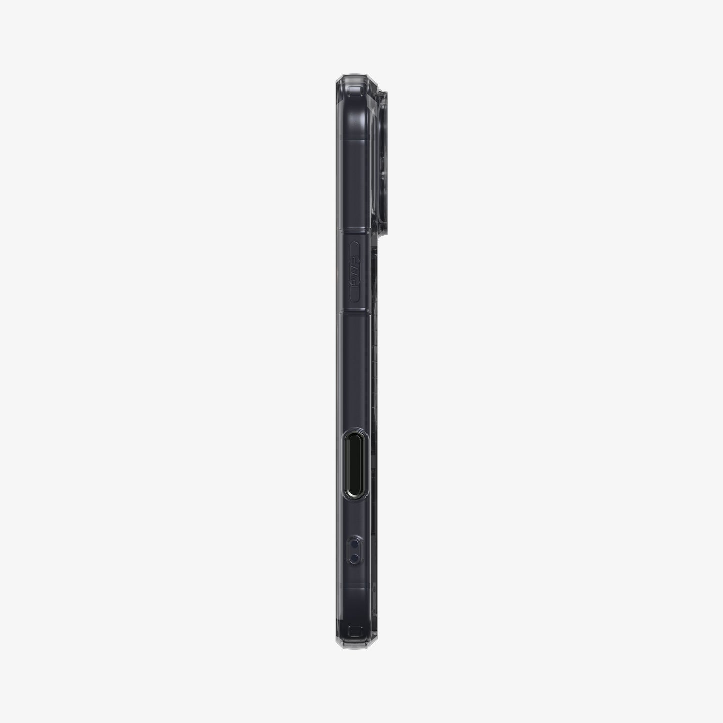 ACS10047CA - iPhone 18 Pro Max / iPhone 17 Pro Max Ultra Hybrid T (Mag Fit) in Matte Black showing the side