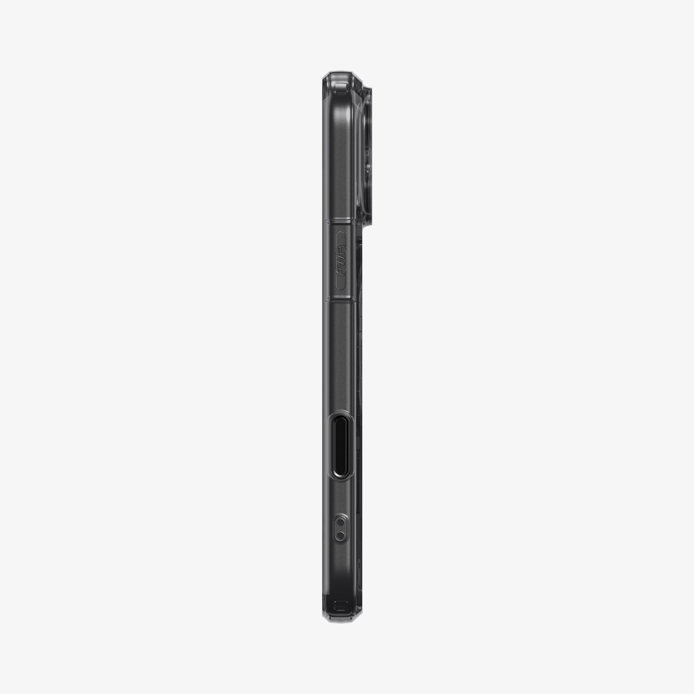 ACS10047 - iPhone 17 Pro Max Ultra Hybrid T (MagFit) in Matte Black showing the side