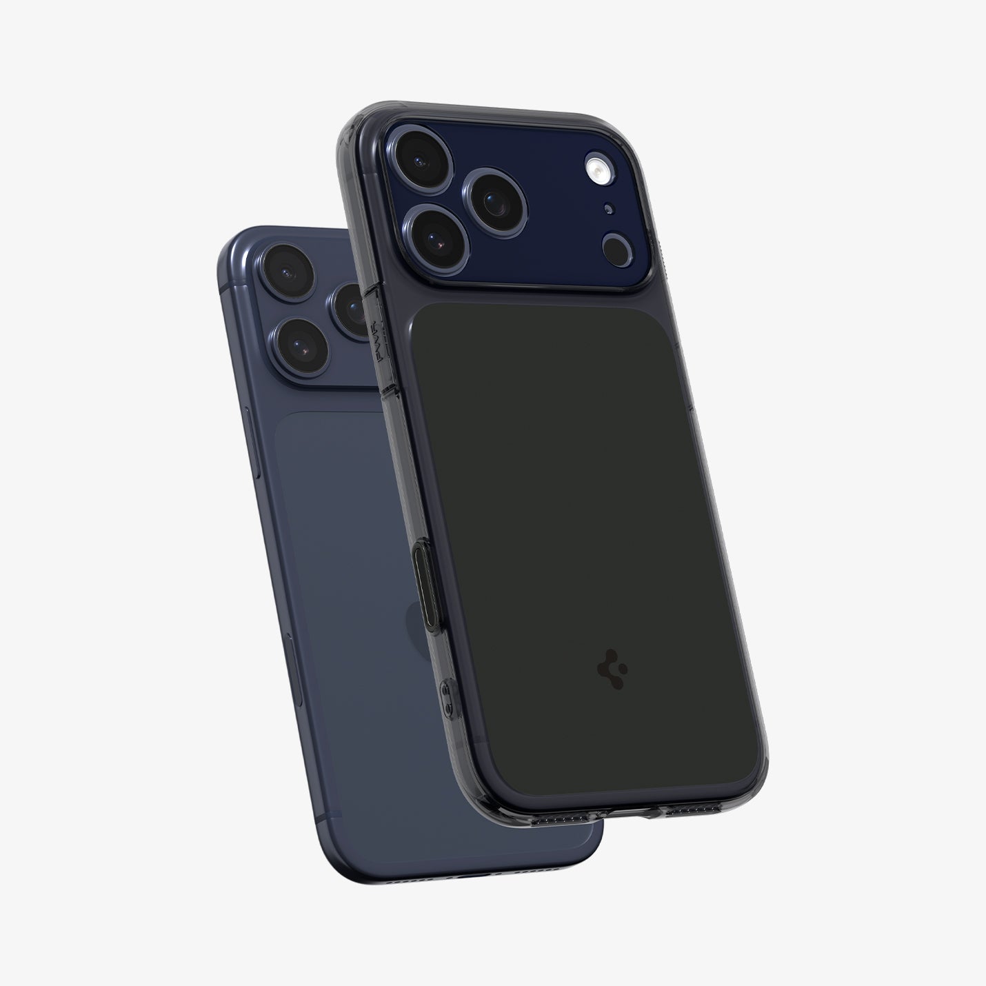 ACS10047 - iPhone 17 Pro Max Ultra Hybrid T (MagFit) in Matte Black showing the inner layer hovering from the case