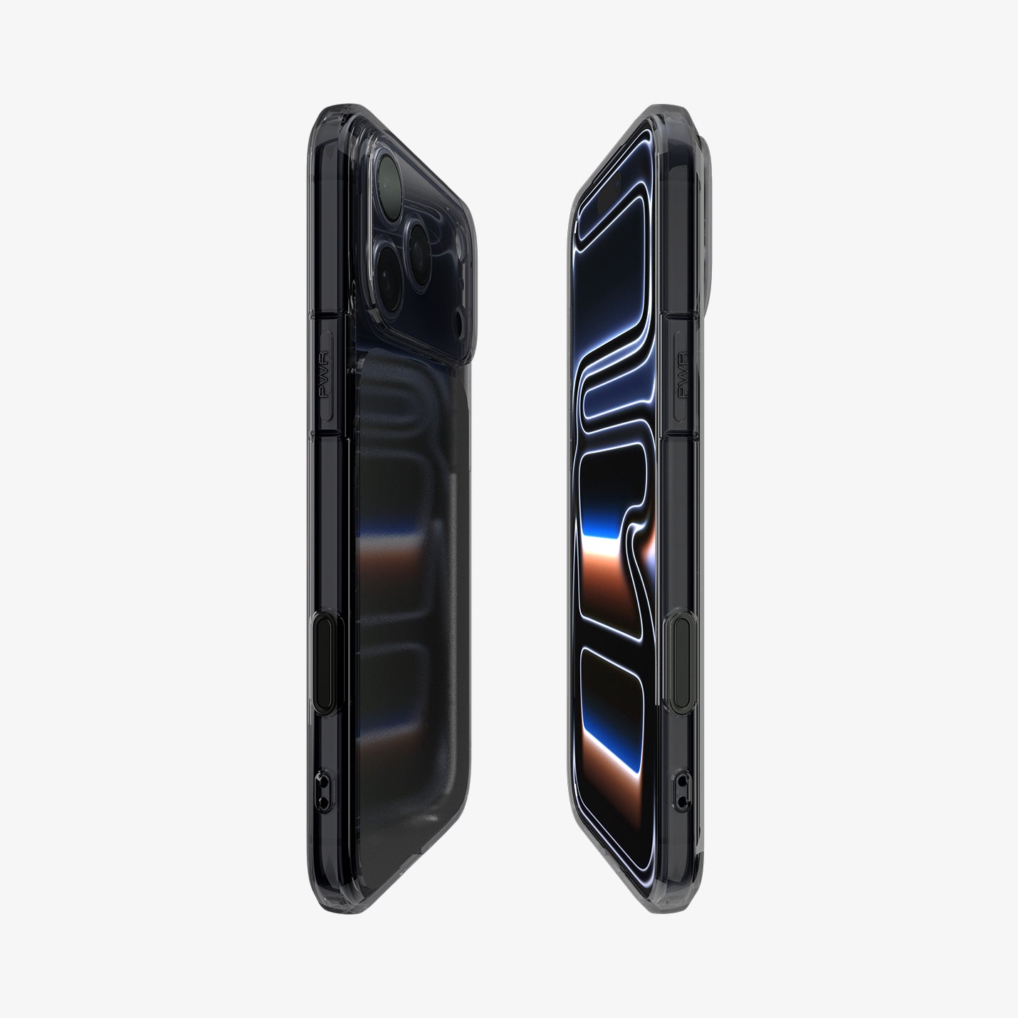 ACS10047CA - iPhone 18 Pro Max / iPhone 17 Pro Max Ultra Hybrid T (Mag Fit) in Matte Black showing the partial back, partial front, and sides