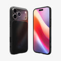 ACS10078CB - iPhone 18 Pro / iPhone 17 Pro Ultra Hybrid T (Mag Fit) in Matte Black showing the front and back