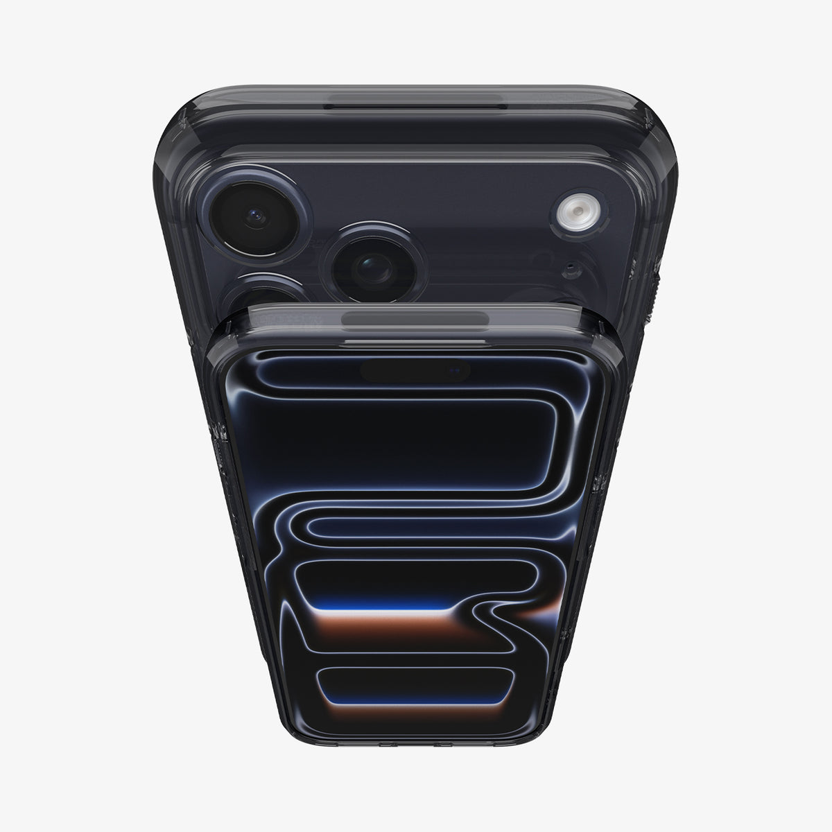 ACS10047CA - iPhone 18 Pro Max / iPhone 17 Pro Max Ultra Hybrid T (Mag Fit) in Matte Black showing front and back camera