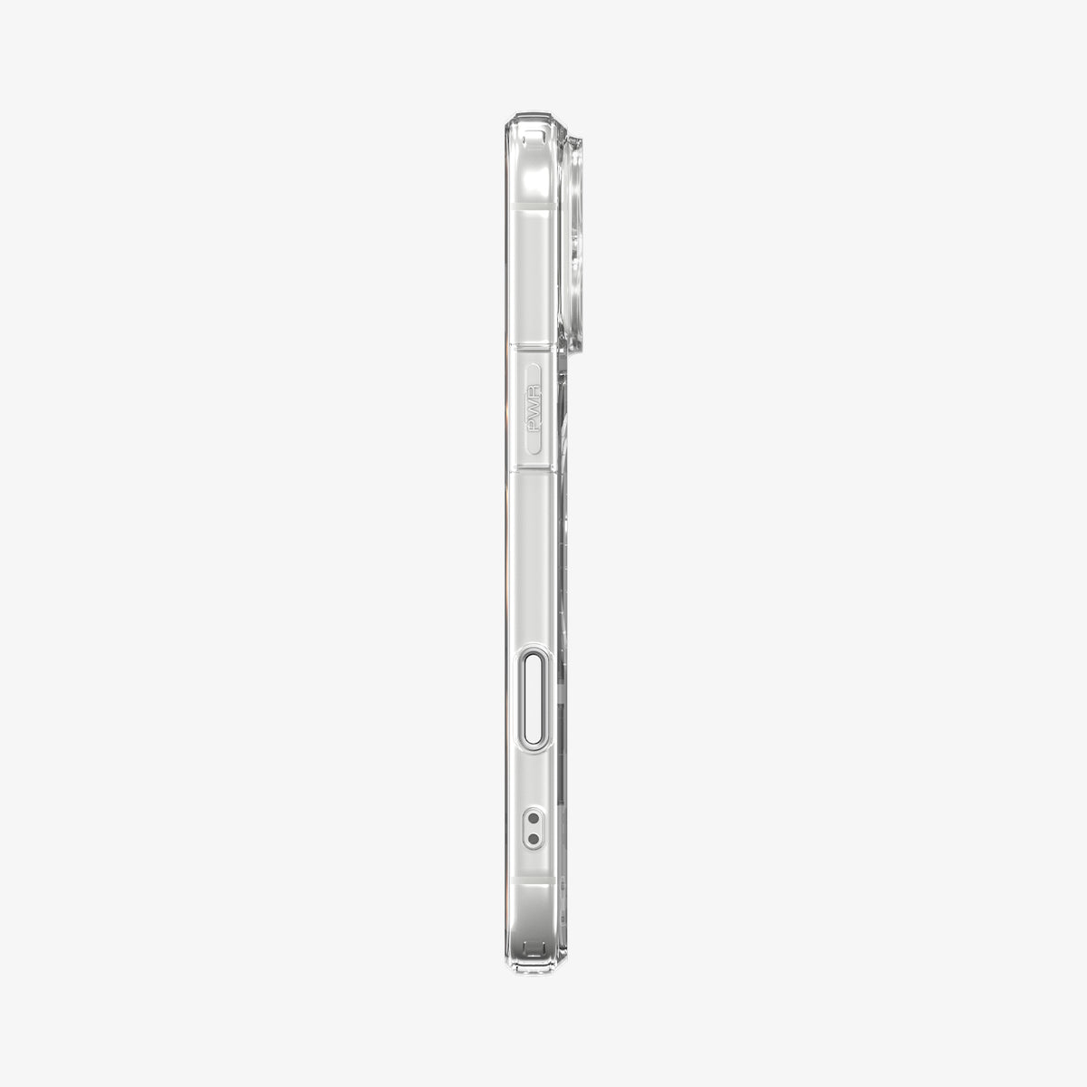 ACS10046CA - iPhone 18 Pro Max / iPhone 17 Pro Max Ultra Hybrid T (Mag Fit) in Glossy White showing the side