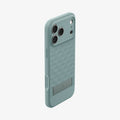 ACS09912 - iPhone 17 Pro Max Series Case Parallax S (MagFit) in green showing the back and side