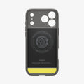 ACS09887CC - iPhone 18 Pro Max / iPhone 17 Pro Max Rugged Armor (MagFit) in Gray showing inside