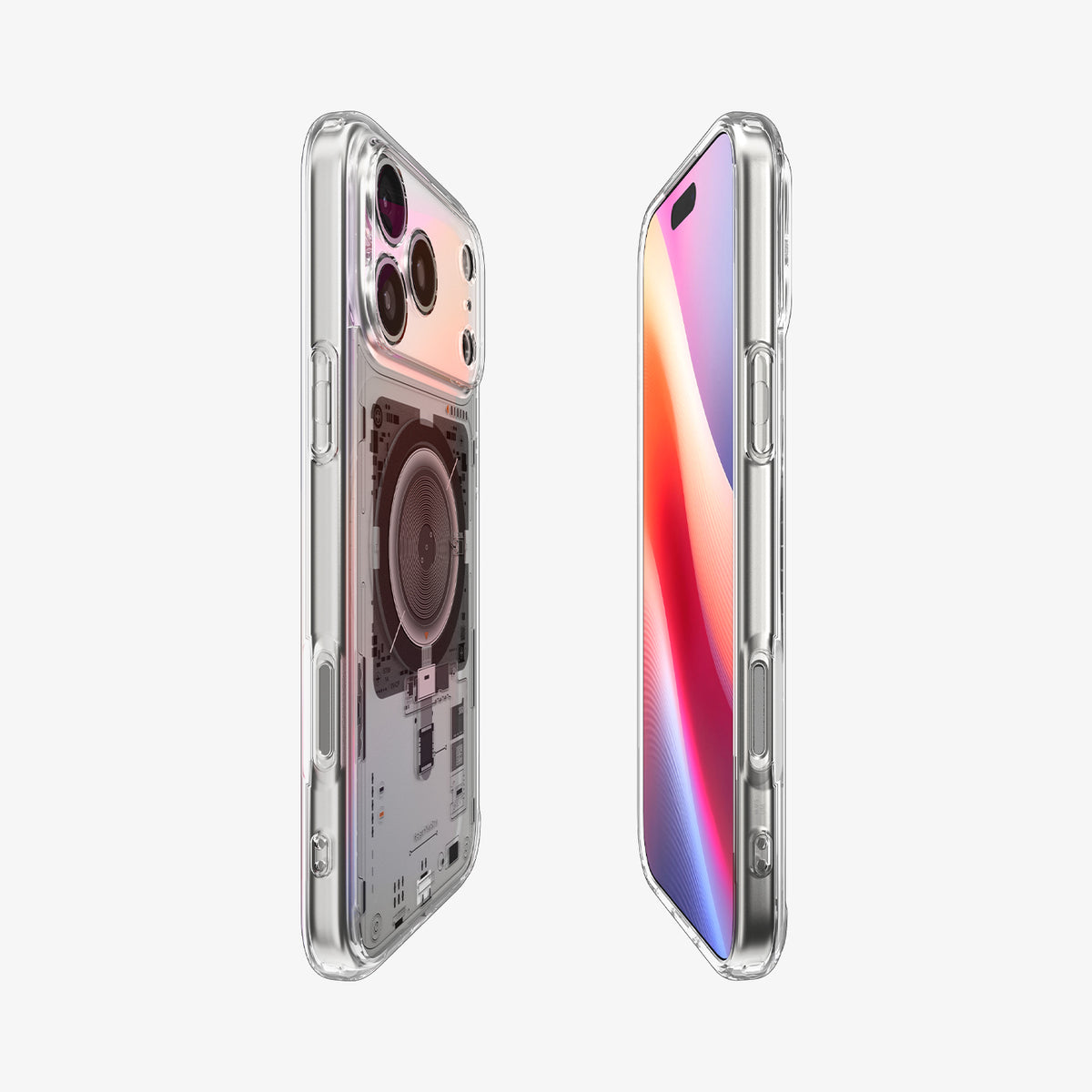 ACS10074CC - iPhone 18 Pro / iPhone 17 Pro Ultra Hybrid Neo One (MagFit) showing the partial front, partial back and sides
