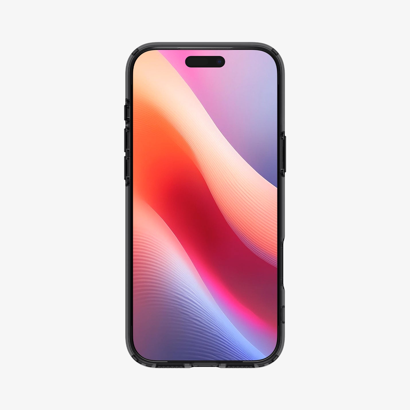 ACS10073 - iPhone 17 Pro Case Ultra Hybrid Zero One (MagFit) in Zero One Black showing the front