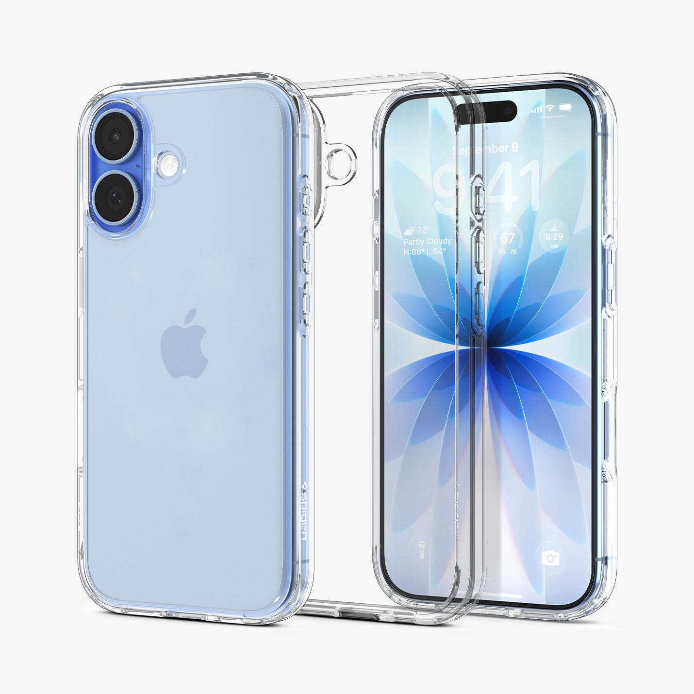 ACS10080 - iPhone 17 Ultra Hybrid in Crystal Clear showing front