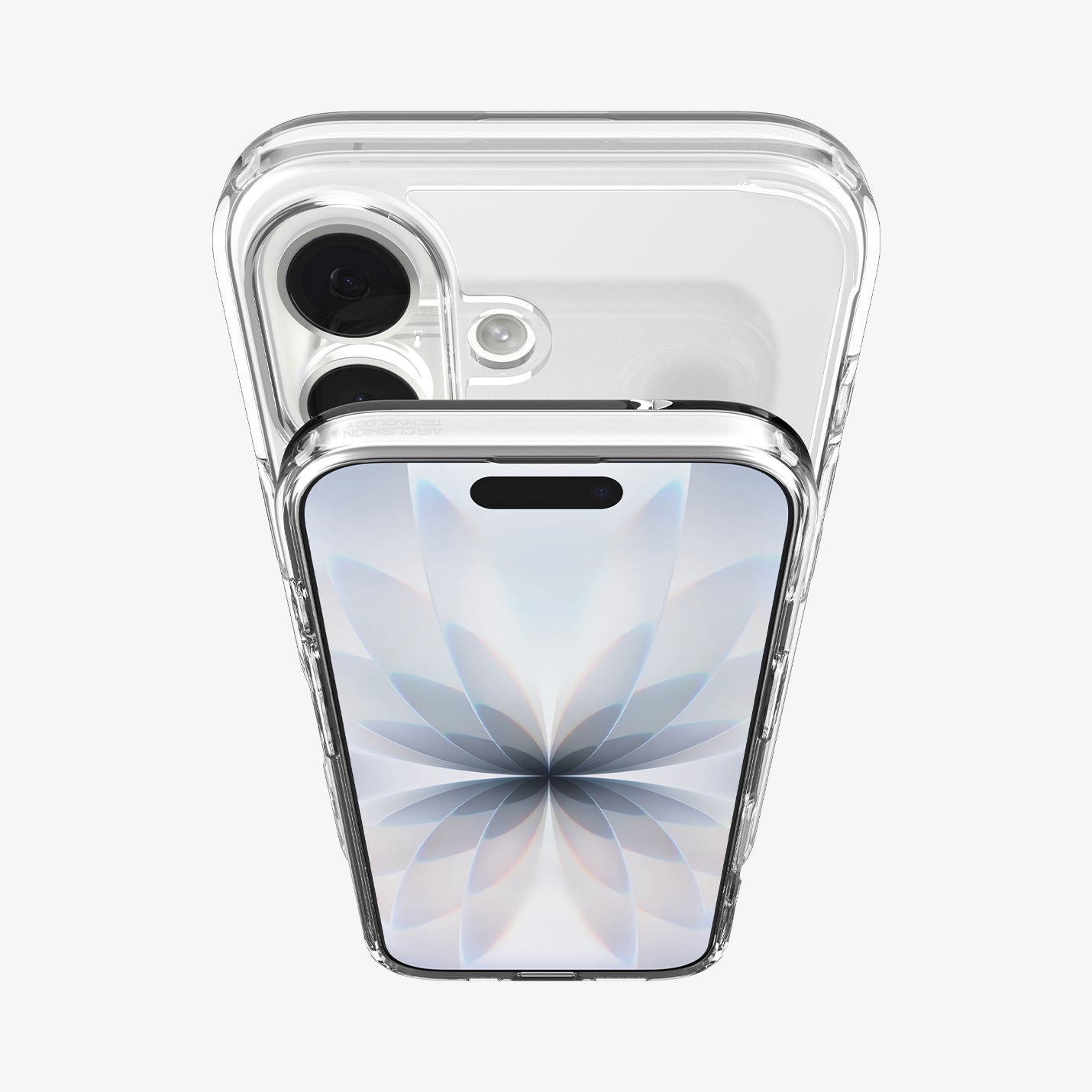 ACS10080 - iPhone 17 Ultra Hybrid in Crystal Clear showing the back and front