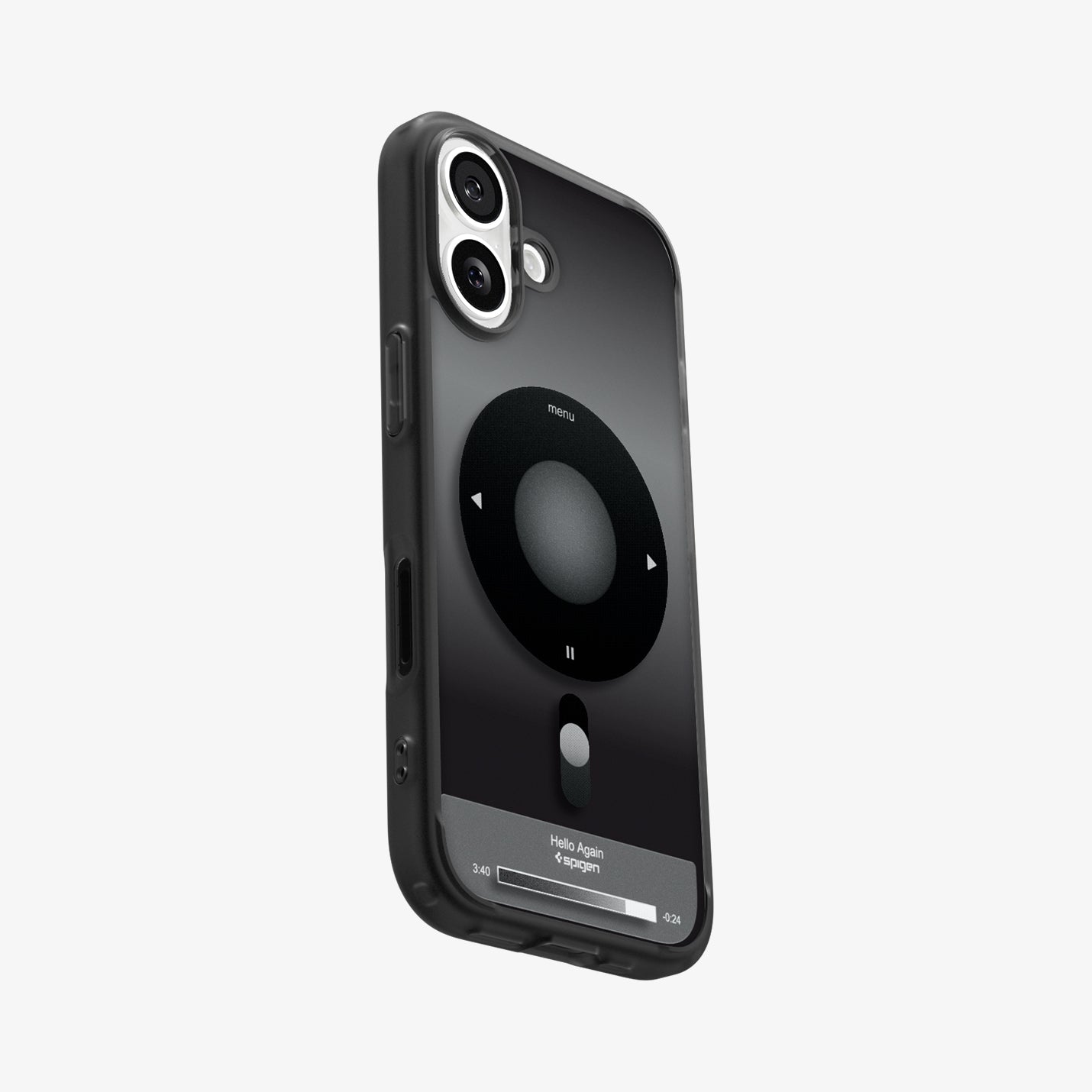 ACS10092 - iPhone 17 Ultra Hybrid Classic (MagFit) in Classic Black showing the side, back and top