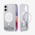 ACS10091 - iPhone 17 Ultra Hybrid Classic (MagFit) in Classic Silver showing the back, partial inner, partial front and sides