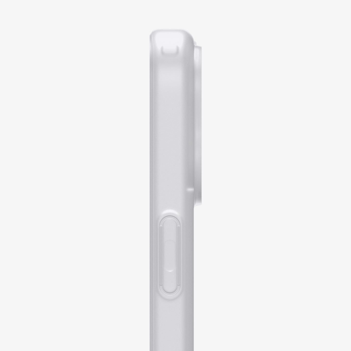 ACS10091 - iPhone 17 Ultra Hybrid Classic (MagFit) in Classic Silver showing the side