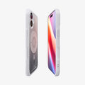 ACS10091 - iPhone 17 Ultra Hybrid Classic (MagFit) in Classic Silver showing the partial front, partial back and sides