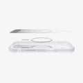 ACS10091 - iPhone 17 Ultra Hybrid Classic (MagFit) in Classic Silver showing the multiple layers of case