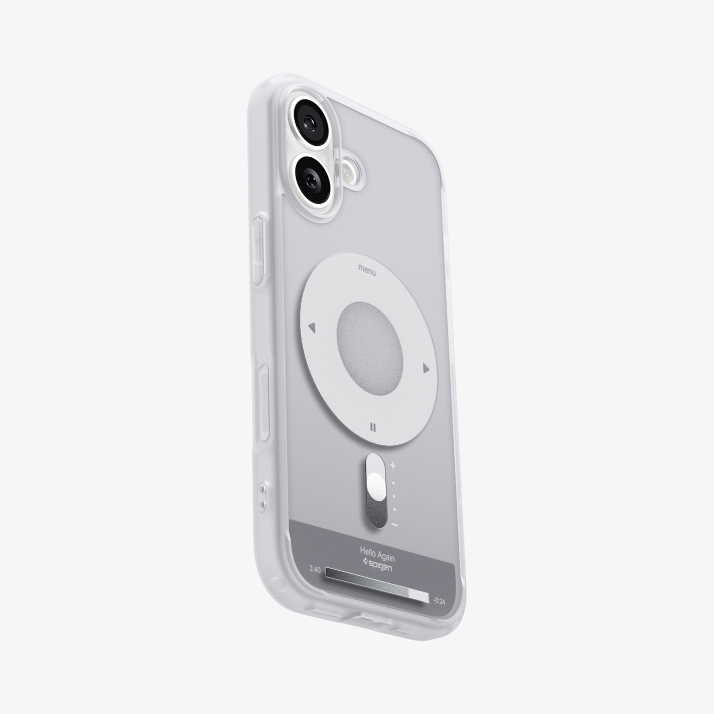 ACS10091 - iPhone 17 Ultra Hybrid Classic (MagFit) in Classic Silver showing the side, back and top