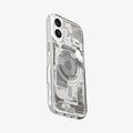 ACS10088 - iPhone 17 Ultra Hybrid Zero One (MagFit) in Zero One Natural Titanium showing the side, back and top