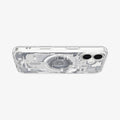 ACS10087 - iPhone 17 Ultra Hybrid Zero One (MagFit) in Zero One White showing layer and magfit magnet above the case