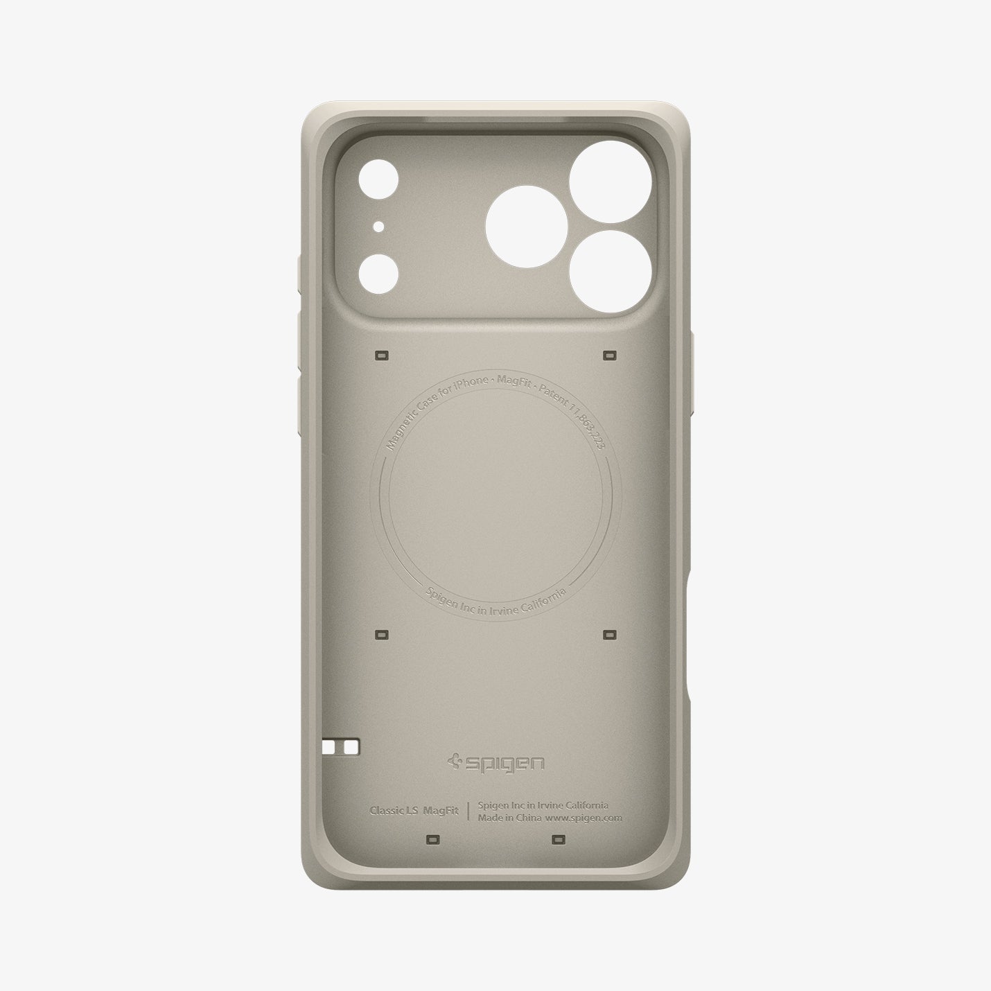 ACS10479CC - iPhone 18 Pro / iPhone 17 Pro Classic LS MagFit case showing interior view with built in MagSafe ring and reinforced structure