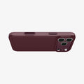 ACS12337 - iPhone 18 Pro / iPhone 17 Pro in Dark Cherry showing the bottom of case