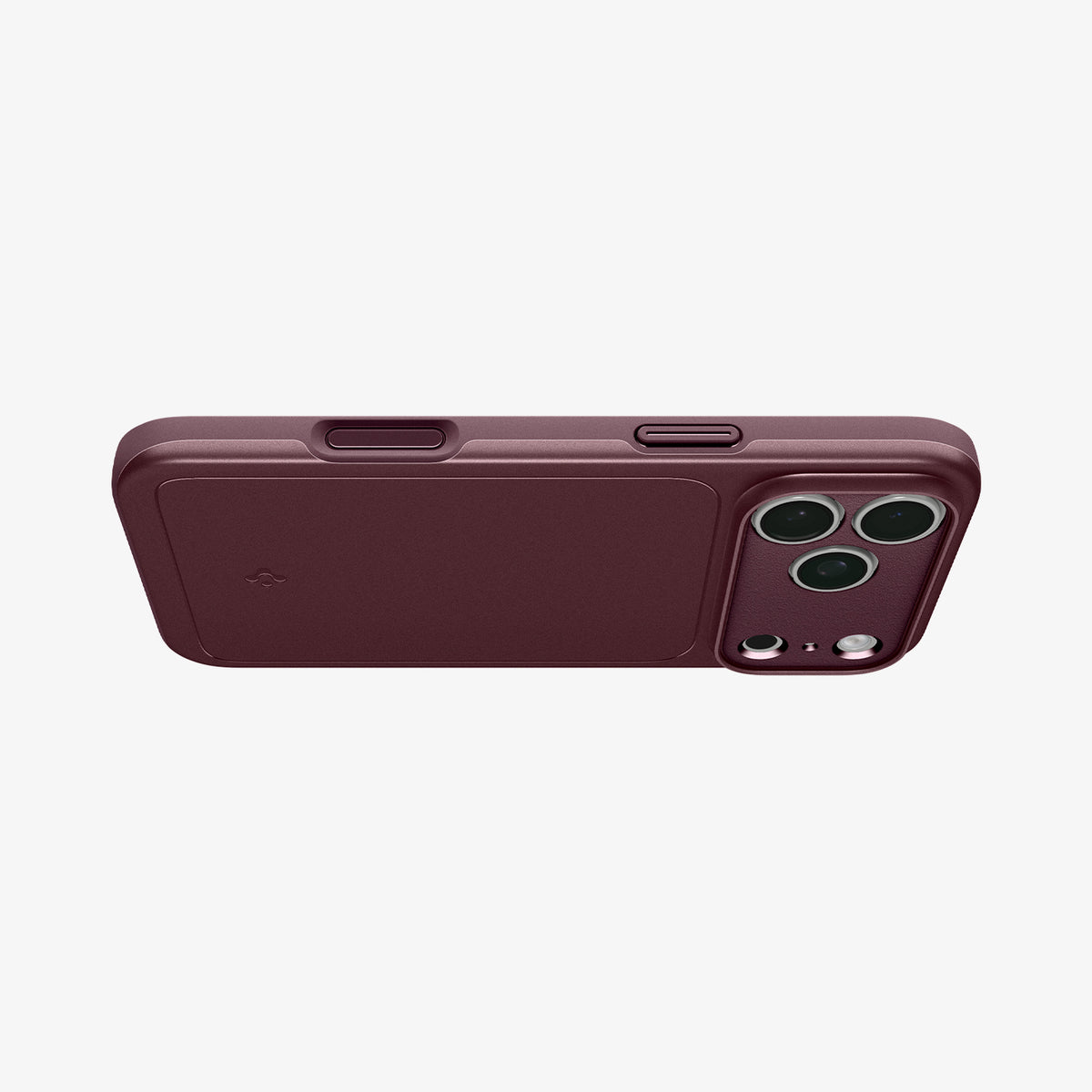 ACS12337 - iPhone 18 Pro / iPhone 17 Pro in Dark Cherry showing the bottom of case