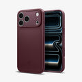 ACS12337 - iPhone 18 Pro / iPhone 17 Pro in Dark Cherry showing the back, partial front and sides