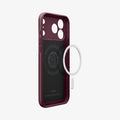 ACS12337 - iPhone 18 Pro / iPhone 17 Pro in Dark Cherry showing inside with magfit magnet