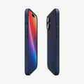 ACS09978 - iPhone 17 Liquid Air in Navy Blue showing the partial back, partial front and sides