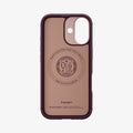 ACS09991 - iPhone 17 Nano Pop (MagFit) in Burgundy Bean showing the inside of case