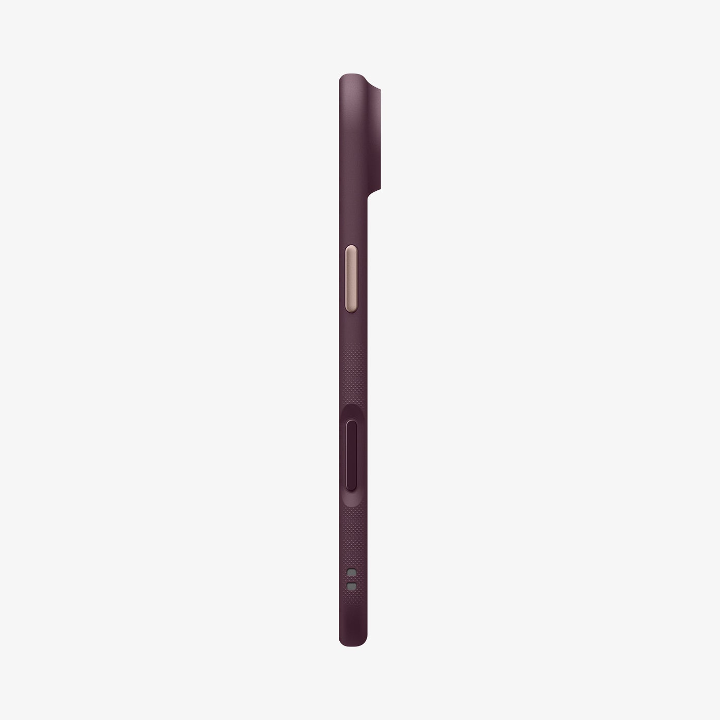 ACS09991 - iPhone 17 Nano Pop (MagFit) in Burgundy Bean showing the side