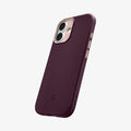 ACS09991 - iPhone 17 Nano Pop (MagFit) in Burgundy Bean showing the back and side