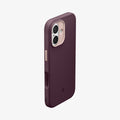 ACS09991 - iPhone 17 Nano Pop (MagFit) in Burgundy Bean showing the side, back and top