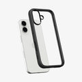 ACS10081 - iPhone 17 Ultra Hybrid in Matte Black showing back of the device with case