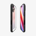 ACS10081 - iPhone 17 Ultra Hybrid in Matte Black showing the partial front, partial back and sides