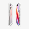 ACS10080 - iPhone 17 Ultra Hybrid in Crystal Clear showing the partial front, partial back and sides