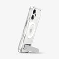 ACS09981 - iPhone 17 Case Ultra Hybrid S (MagFit) showing the back with device propped up by kickstand