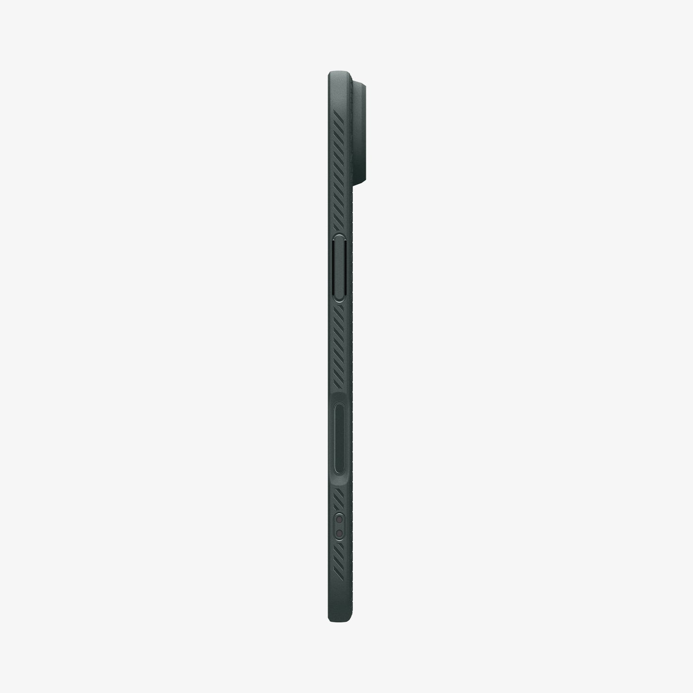 ACS09924 - iPhone 17 Air Liquid Air in Abyss Green showing the side
