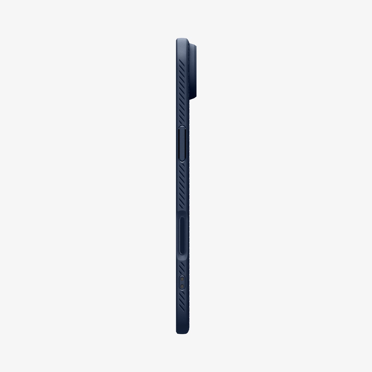 ACS09923 - iPhone 17 Air Liquid Air in Navy Blue showing the side