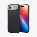 ACS09933 - iPhone 17 Air Case Nano Pop (MagFit) in black sesame showing the back and front