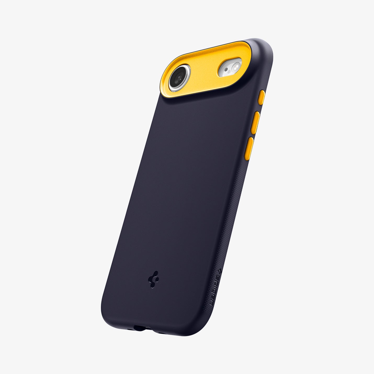 ACS09931 - iPhone 17 Air Case Nano Pop (MagFit) in blueberry navy showing the back and side