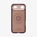 ACS09932 - iPhone 17 Air Case Nano Pop (MagFit) in burgundy bean showing the inside of case