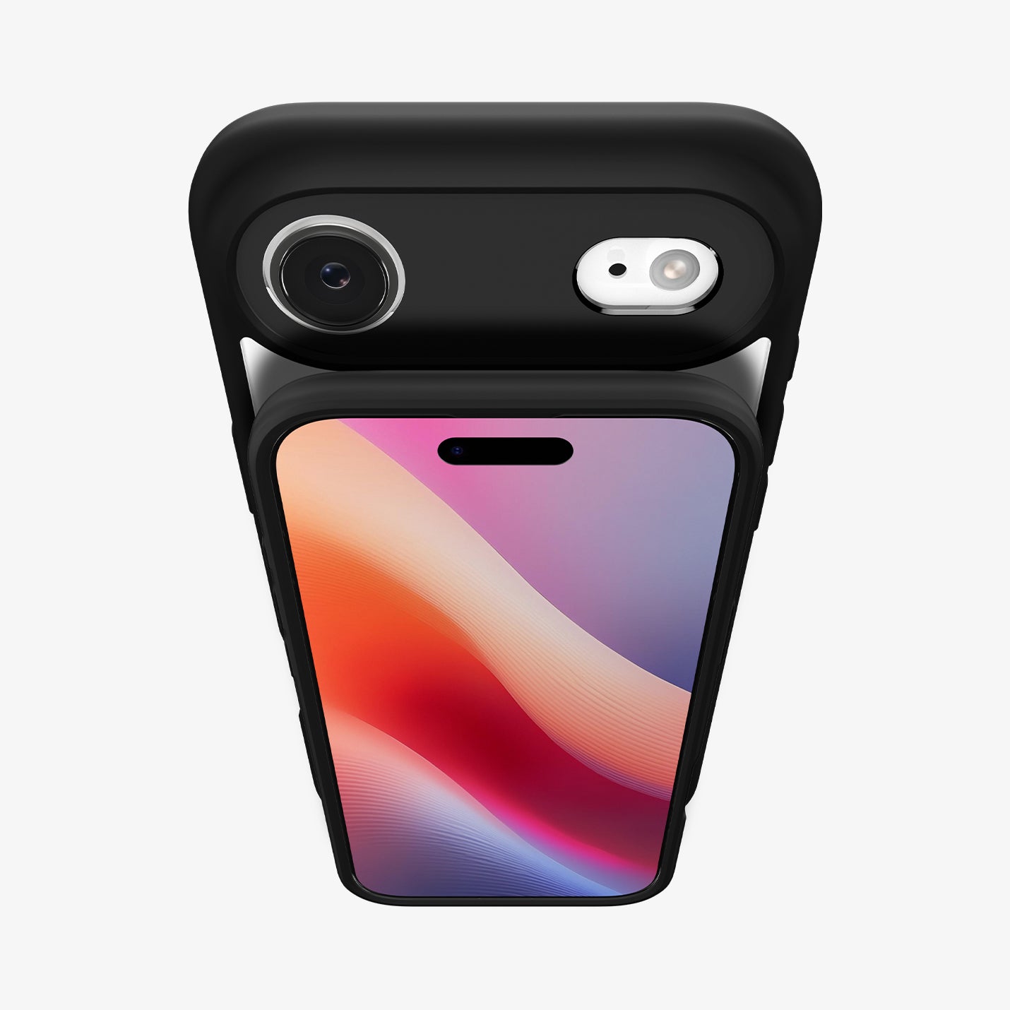 ACS10050 - iPhone 17 Air Ultra Hybrid in Matte Black showing front and camera of back