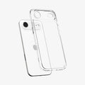 ACS10049 - iPhone 17 Air Ultra Hybrid in Crystal Clear showing back of the device with case
