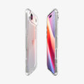 ACS10049 - iPhone 17 Air Ultra Hybrid in Crystal Clear showing the partial front, partial back and sides