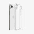 ACS10049 - iPhone 17 Air Ultra Hybrid in Crystal Clear showing the back, detached from the frame of the case aligned with the device