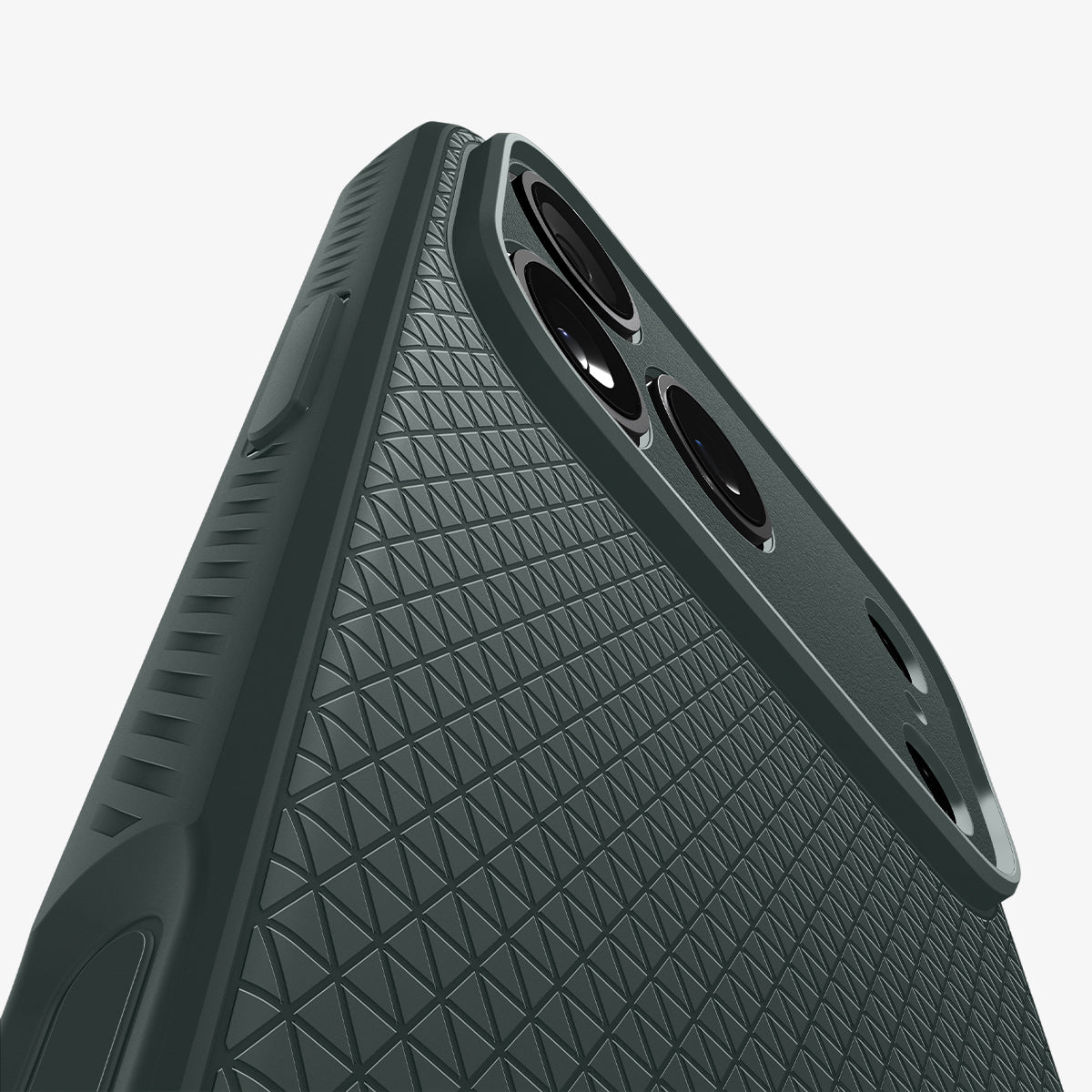 ACS09944 - iPhone 17 Pro Liquid Air in Abyss Green showing detail of back and camera