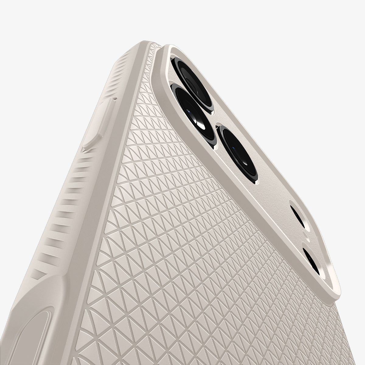ACS09945 - iPhone 17 Pro Liquid Air in Natural Titanium showing detail of back and camera