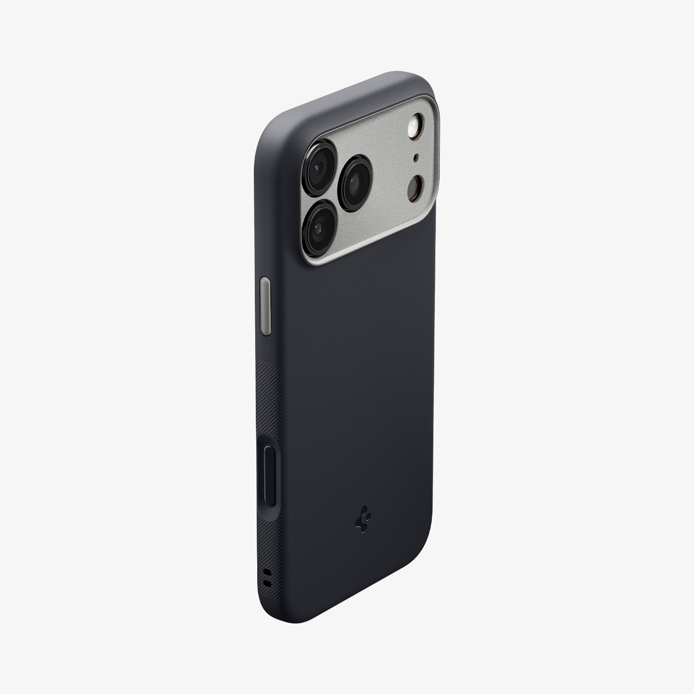 ACS09915 - iPhone 17 Pro Max Case Nano Pop (MagFit) in black sesame showing the back, side and top