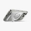ACS09893 - iPhone 17 Pro Max Case Ultra Hybrid S (MagFit) showing the back with device propped up by kickstand
